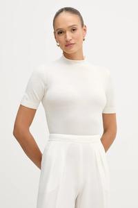 Свитер из смесовой шерсти Sisley, бежевый