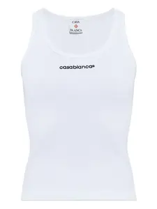 Майка с логотипом Casablanca, белый