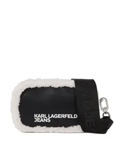 Сумка через плечо из овчины Karl Lagerfeld Jeans, синий