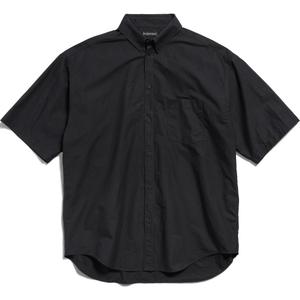 Рубашка мужская черная Balenciaga, черный