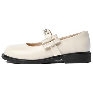 JOSINY Женские туфли Мэри Джейн на массивном каблуке коричневые, цвет Brown