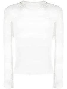 Джемпер рыхлой вязки Heliot Emil, белый