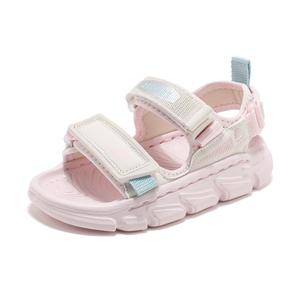 Сандалии детские, легкие, износостойкие, с амортизацией, низкие ABC KIDS, бежевый/розовый
