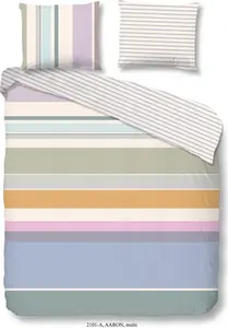 Комплект постельного белья Cotton Reversible Aaron Beige 135x200 см + 80x80 см Beige Good Morning