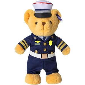 Плюшевая кукла Firefighting Bear Azheng высота 40см Shu family