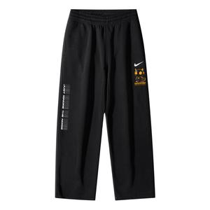 Nike Клубные брюки AS OH Pant Swoosh NF вязаные спортивные штаны Unisex черные