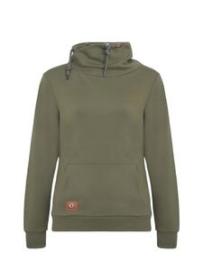 Пуловер SCHIETWETTER Schalkragenpullover Kaper Karin, оливковый