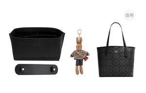 Lan Bao Fan Искусственная кожа Сумка-аксессуар Средний размер Женская Коричневый Черный Бежевый, City33 Black with Silver Buckle Shoulder Pads+Black Liner+Doll