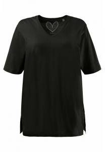 Базовая футболка RELAXED FIT  Ulla Popken, черный