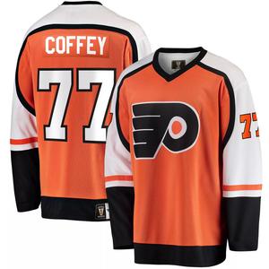 Мужская футболка Fanatics Branded Paul Coffey Orange Philadelphia Flyers Premier Breakaway завершившего карьеру игрока