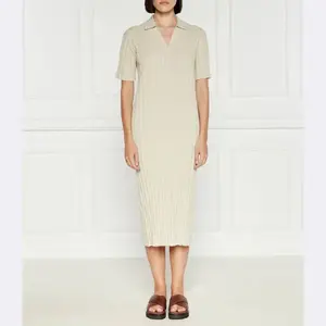 Платье Савада с добавлением льна Samsøe Samsøe, бежевый