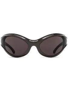 Солнцезащитные очки Dynamo Wrap в массивной оправе Balenciaga Eyewear, серый