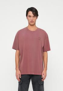 Футболка Samsøe Samsøe JOEL, Rum Raisin/Red