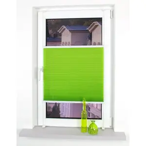 Плиссе Klemmfix Plissee YOUNG COLOURS Защита от света без сверления в направляющих Liedeco, Apfelgrün