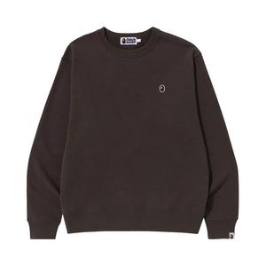 Свитер BAPE Ape Head One Point Relaxed Fit Crewneck, Brown