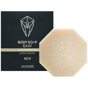 Очищающее мыло для тела для мужчин, 100 г Masveri, Body Soap Raw