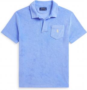 Рубашка-поло из махровой ткани Polo Ralph Lauren Kids, Harbor Island Blue