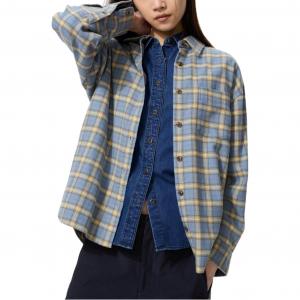 UNIQLO Рубашка Женские Небесно-голубой