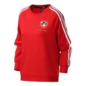 Свитера neo x disney cny с принтом круглый ворот свитер Adidas, красный