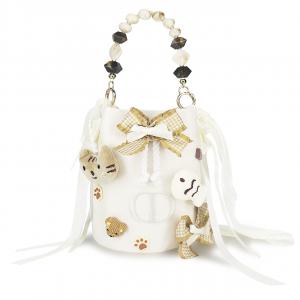 DIOR Индивидуальная косметичка Fairy Tale Wander Special Box, плюшевое детское веселье, милый мультяшный дизайн, девичьи мечты 15*17cm ecru