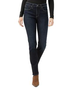 Самые востребованные женские джинсы средней посадки прямого кроя Silver Jeans Co, Scarlet