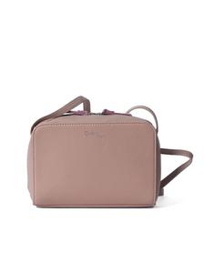 Кожаная сумка через плечо Loreen 1 персикового цвета VARGU