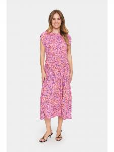 Платье GislaSZ, прямого кроя, цвета F.Pink Abstract Tye SAINT TROPEZ