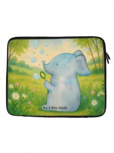 Mr. & Mrs. Panda Сумка для ноутбука с изображением слона и мыльного пузыря, без... белого цвета