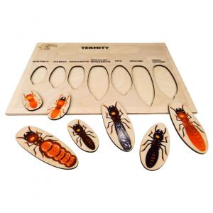 Виды термитов, деревянная головоломка, термиты Inna marka