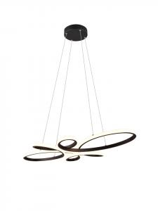 Trio Leuchten Подвесной светильник FLY в матово-черном цвете