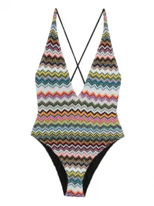 Купальник с V-образным вырезом Missoni, розовый