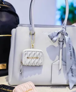 Сумка-шоппер с шарфом SVP Jill By Jill Stuart, цвет Blue Gray