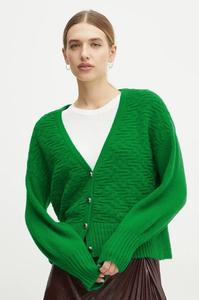 Кардиган с добавлением шерсти Msouri Morgan, зеленый