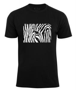 Футболка Cotton Prime Black & White Zebra Eye, черный