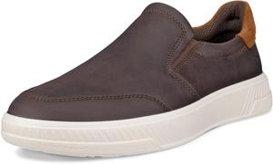 Мужские слипоны ECCO Move, Coffee/Camel Suede