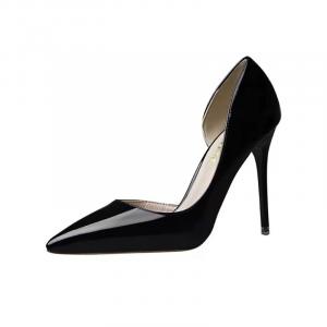 Туфли на тонком каблуке высотой 10,5 см для женщин QITUMAUL, Black[Heel Height 10.5Cm]