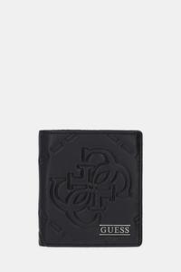 Кожаный кошелек BOSTON Guess, черный