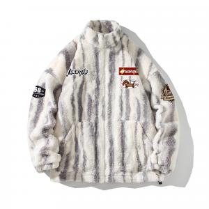 Пальто с бархатистой текстурой Unisex HUANQIU, серый