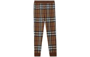 Мужские трикотажные спортивные штаны Burberry, цвет Brown