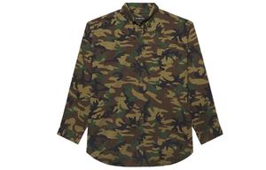 Рубашка мужская зеленая Balenciaga, зеленый