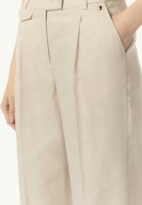 Брюки из ткани Mit Knöpfen comma, светло-бежевые