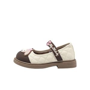 Кожаные туфли для детей младшего школьного возраста Sanrio, бежевый