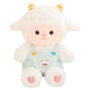 Плюшевая кукла ягненок высота 45см/30см FANNIKEER, синий
