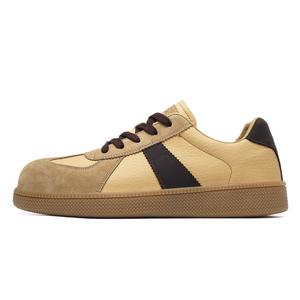 Дышащие легкие низкие повседневные туфли, увеличивающие рост, мужские FACKRAM, Amber Yellow