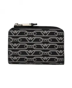 Кошелек на молнии с принтом для карт и наличных денег Emporio Armani, мультиколор