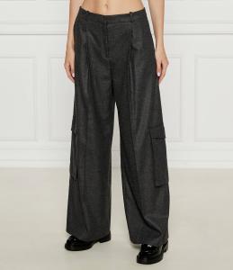 Брюки HUGO Herota flare fit, цвет grafite