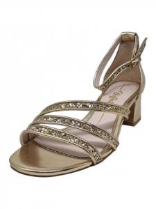 Сандалии на плоской подошве Buffalo, золотой