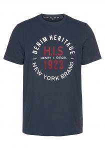 Футболка H.I.S, морской синий