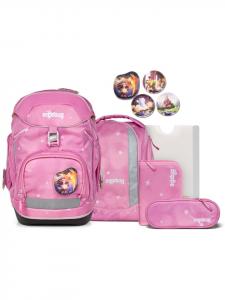 Ergobag Набор школьных рюкзаков, 6 предметов, WolkenzauBär 2025, розовый