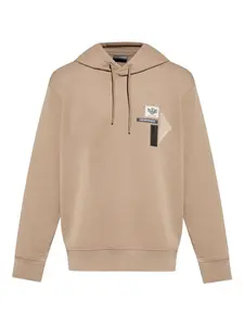 Толстовка с логотипом EMPORIO ARMANI, нейтральный